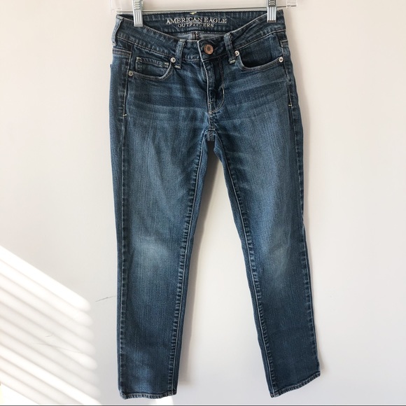 Jean Wide Leg para Mujer Tiro alto de Algodón American Eagle AMERICAN